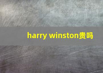 harry winston贵吗